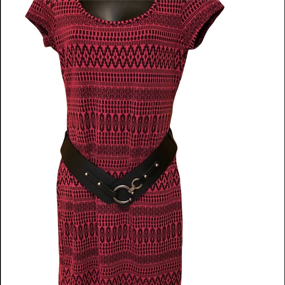 Almost Famous Fitted Dress - Picture 2 of 2
